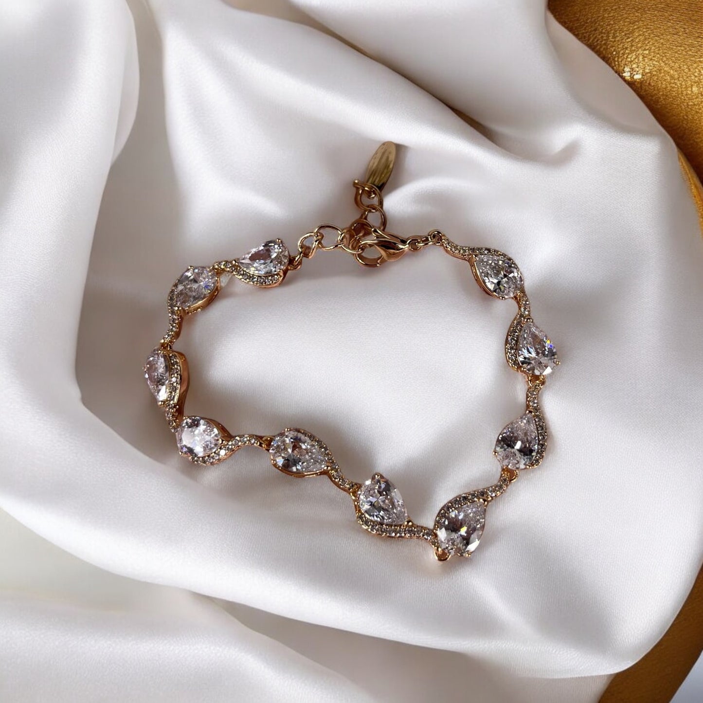 Glistening Teardrop Bracelet