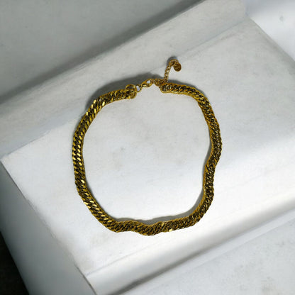 Golden Chain Link Necklace