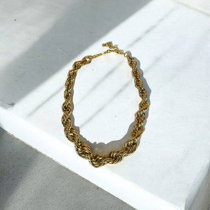 Golden Twist Necklace