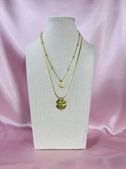 Lucky Clover Charm Necklace