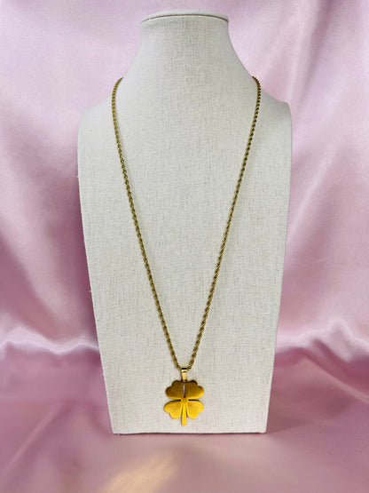 Lucky Four-Leaf Pendant